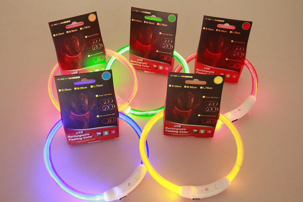 Pet Flashing USB Rechargeable Safety Collar