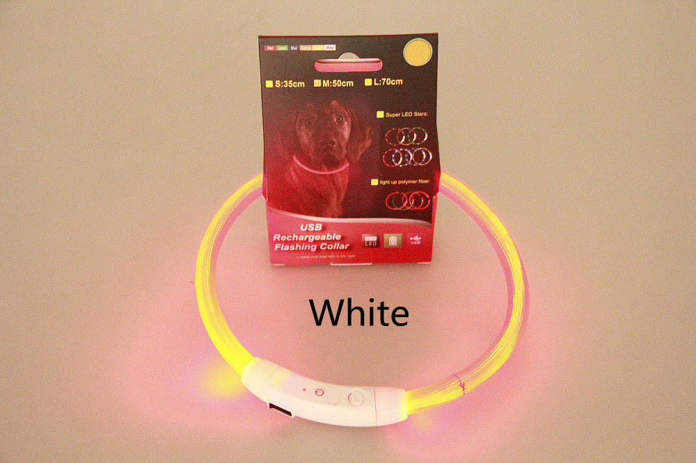 Pet Flashing USB Rechargeable Safety Collar