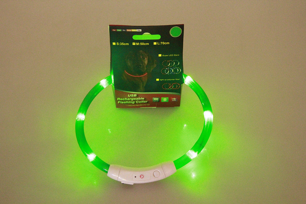 Pet Flashing USB Rechargeable Safety Collar