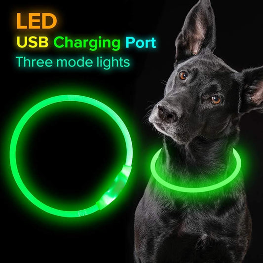 Pet Flashing USB Rechargeable Safety Collar