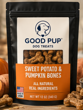 Front of Sweet Potato & Pumpkin Bones package
